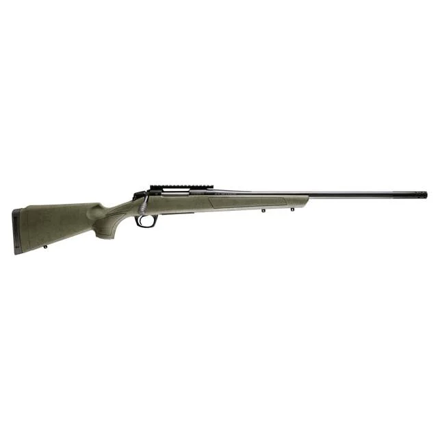 CVA Cascade XT Rifle 35 Whelen 3rd Capacity 24" Threaded Cerakote Black Barrel OD Green/Black Web Stock Pic Rail