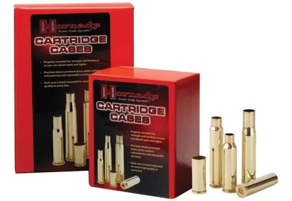 Hornady Unprimed Brass Rifle Cartridge Cases 6.8 Spc 50/ct