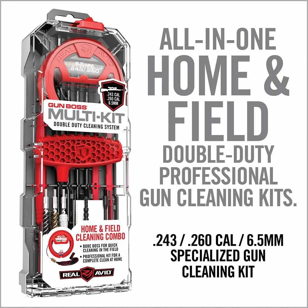 Real Avid Gun Boss Multi-Kit .243 cal/.260 cal/6.5mm